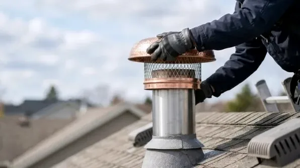 Chimney cap in Howell